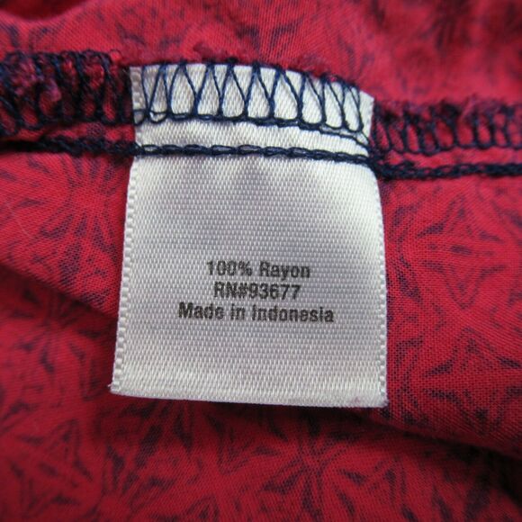 ANA Dress Womens Size XL Pink Sleeveless Geometric Boho Shift Midi Lounge Casual - Picture 8 of 10